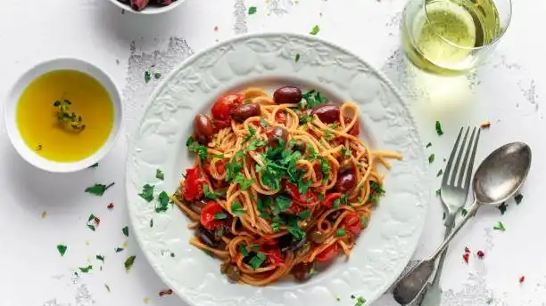 Spaghetti Tomato Vegetarian